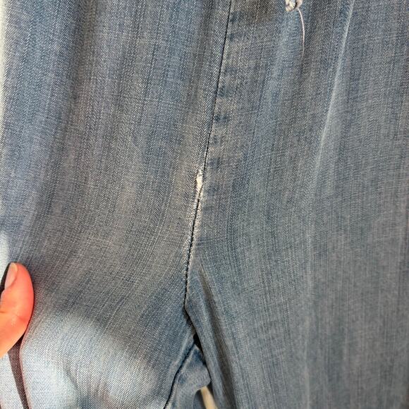 Thread & Supply Women’s Faith & Flower Jumpsuit Chambray Sz M Tencel Comfy - Picture 16 of 16